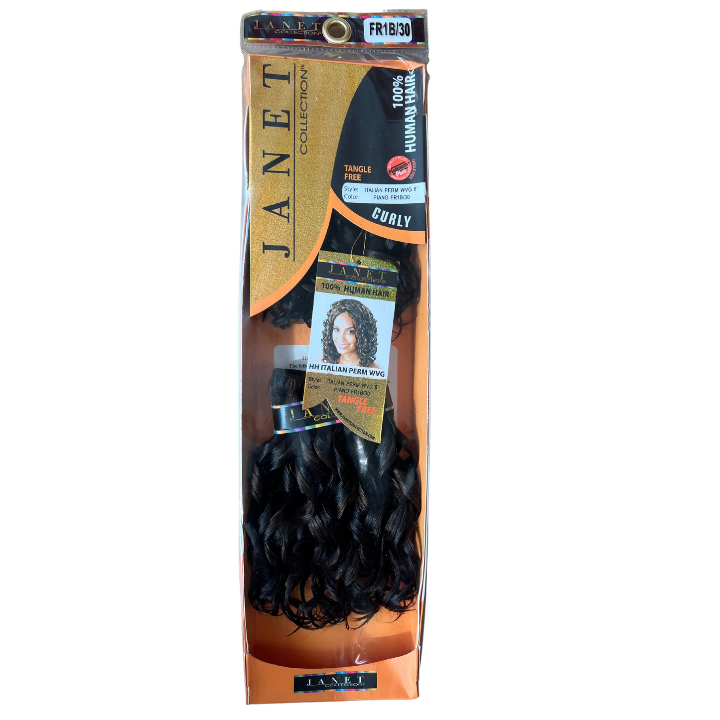 Janet Collection 100% Human Hair Italian Perm WVG 8"