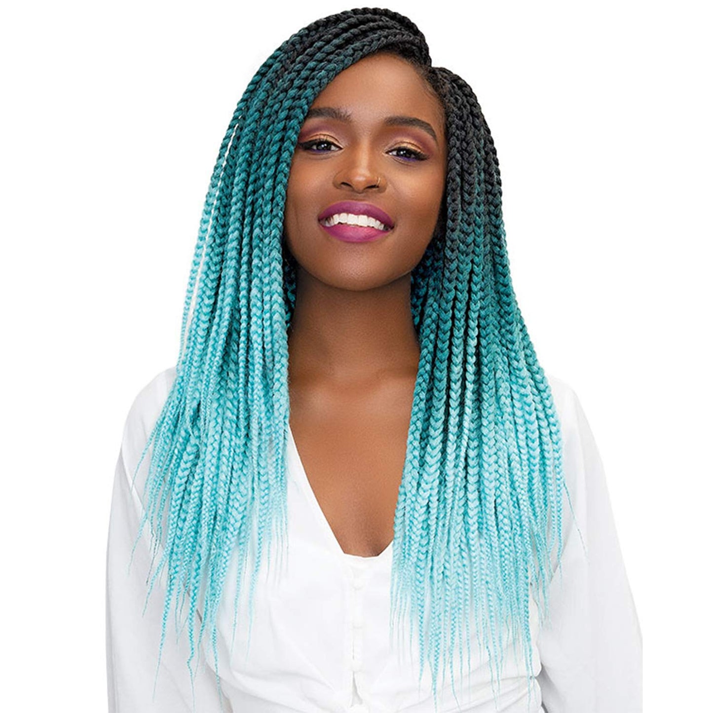 Janet Collection Unicorn Braid Hair Pre-Stretched Super Caribe Triple Braid 48"