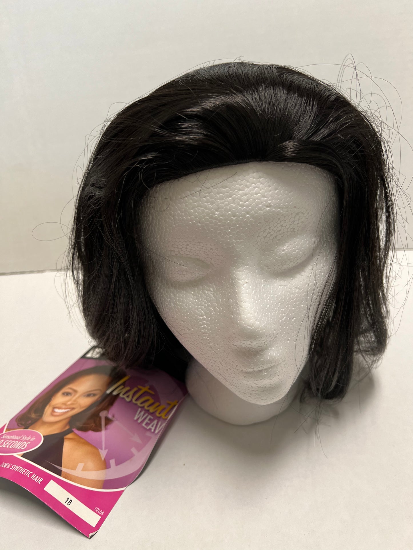 Wig Instant Weave Color 1B 100% synthetic Hair