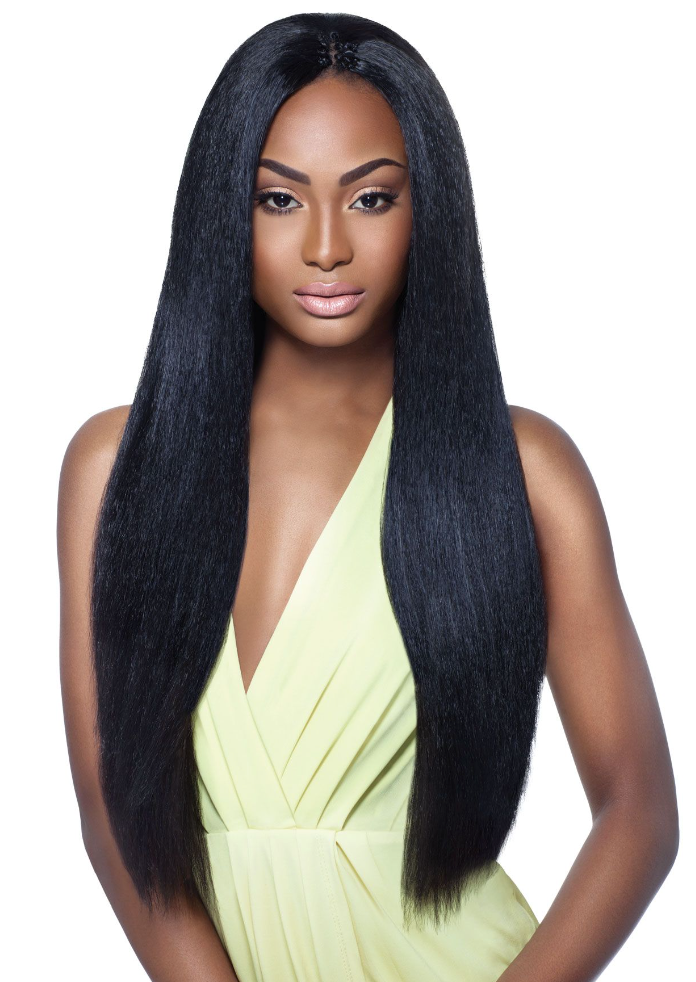Dominican Blow out Straight 14" Outre Expression Crochet Color 1