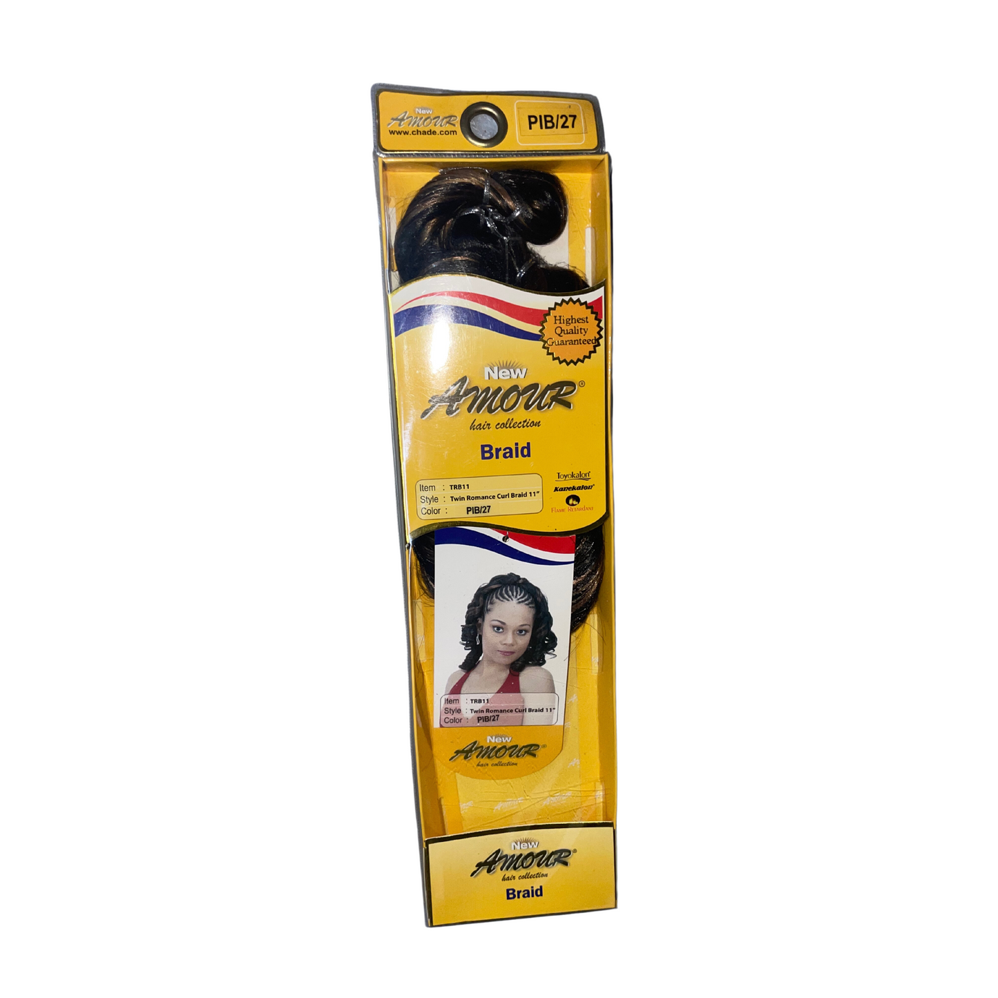 Amour Collection Braid 100% Kanekalon 11'' Color PB/27