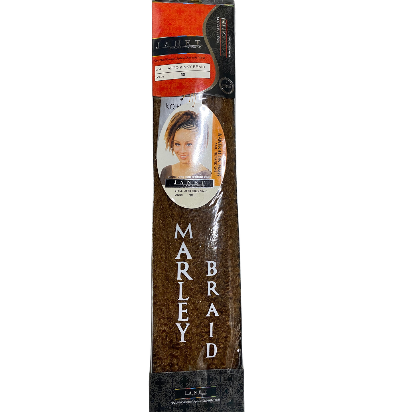 Janet 100% Kanekalon Afro Kinky Braid Color 30