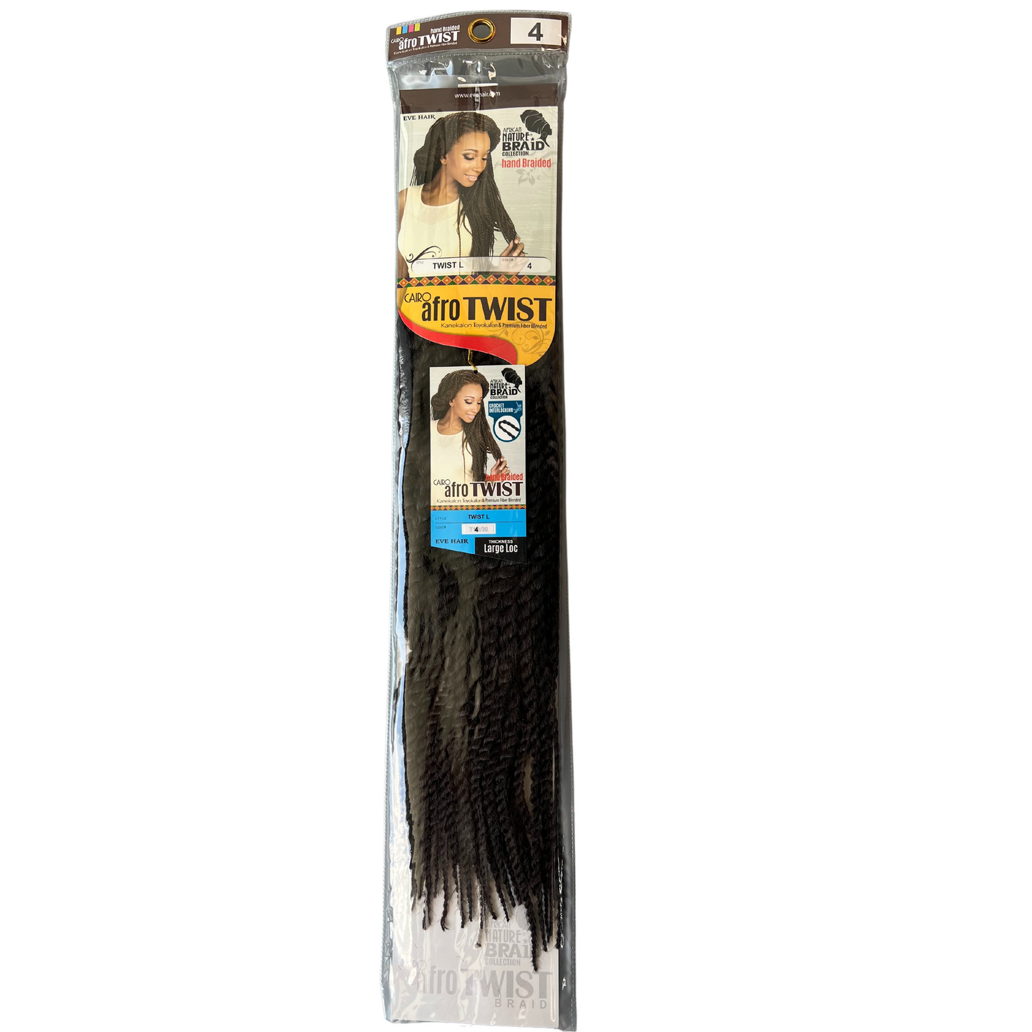 Cairo Afro Twist African Nature Braid Collection Color 4