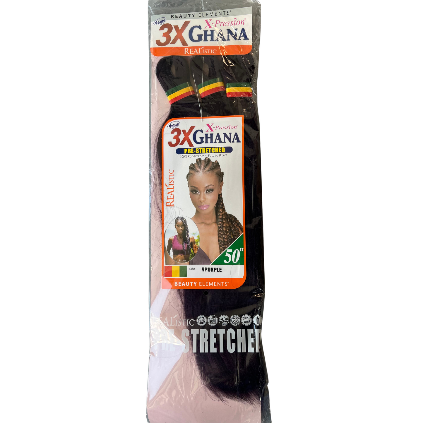 Pre Stretched X-Pression Ghana Braid Hair