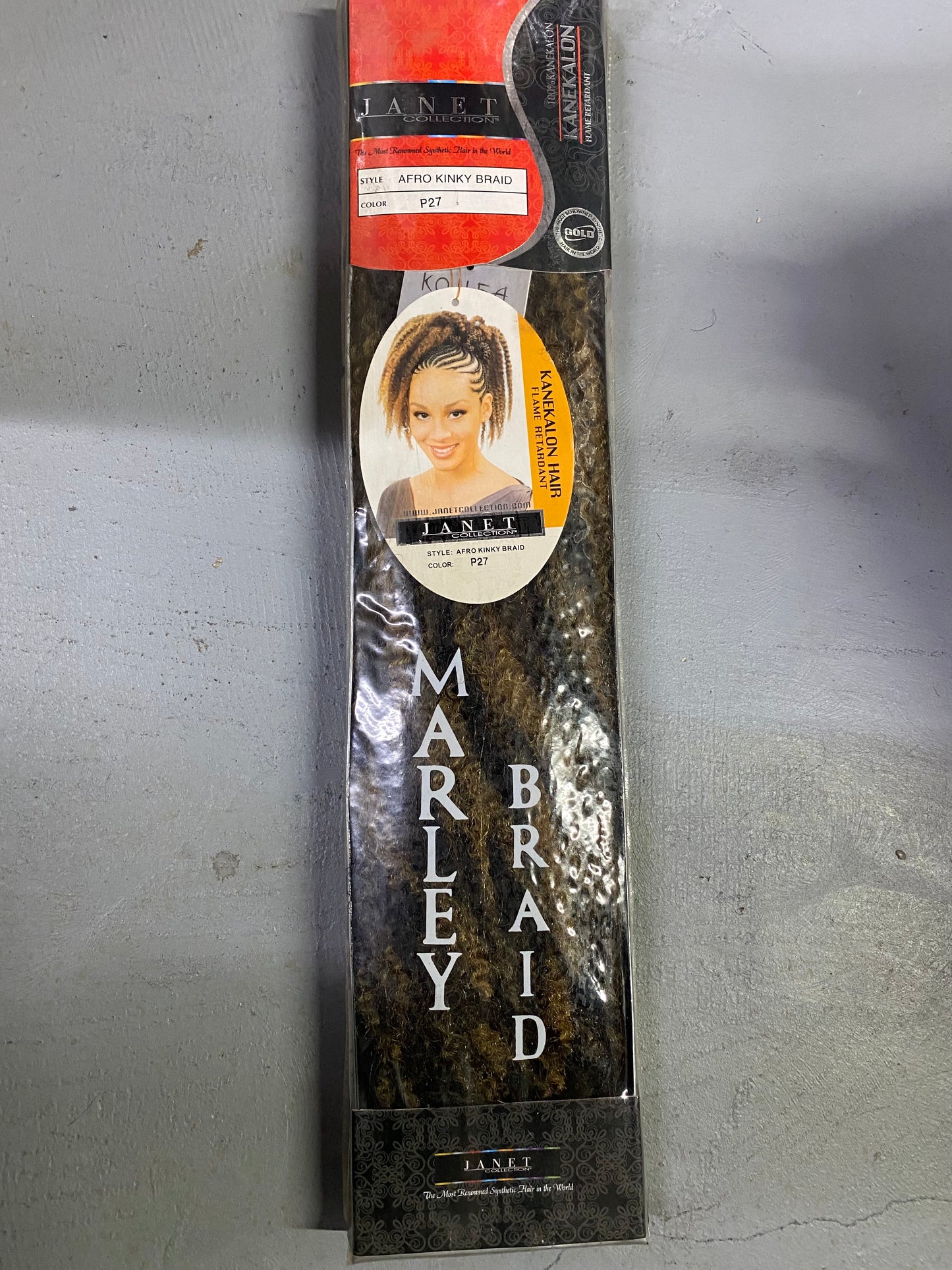 Janet 100% Kanekalon Afro Kinky Braid Color P27