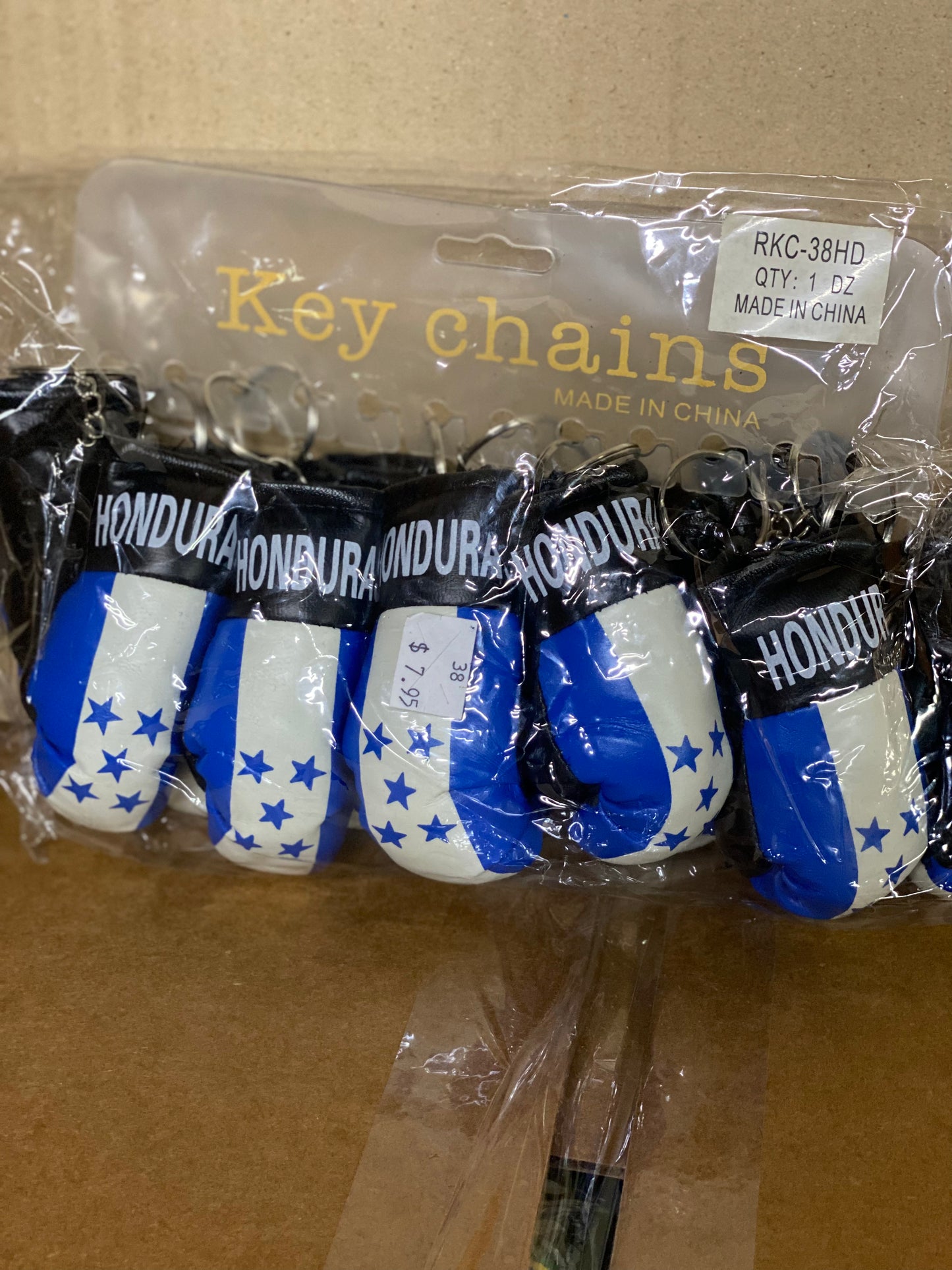 Honduras Key Chain Boxing Gloves