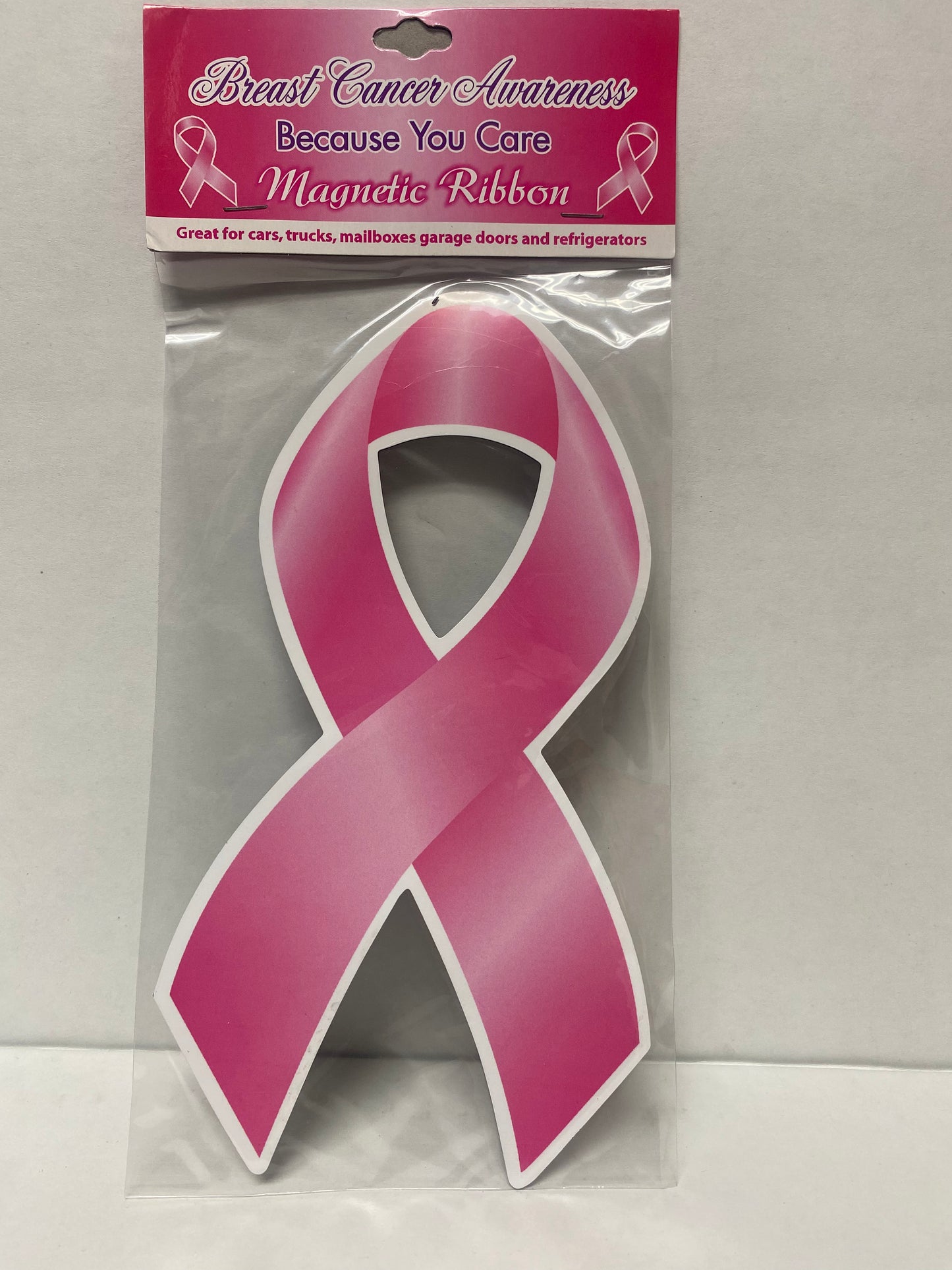 Breast Cancer Ribbon Magnet for car