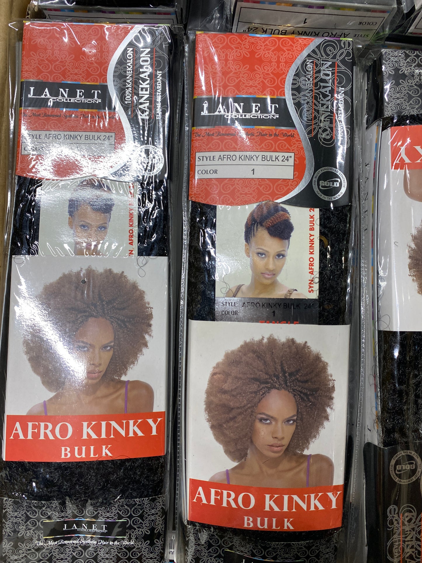 Janet Afro Kinky Bulk 24'' Color 1