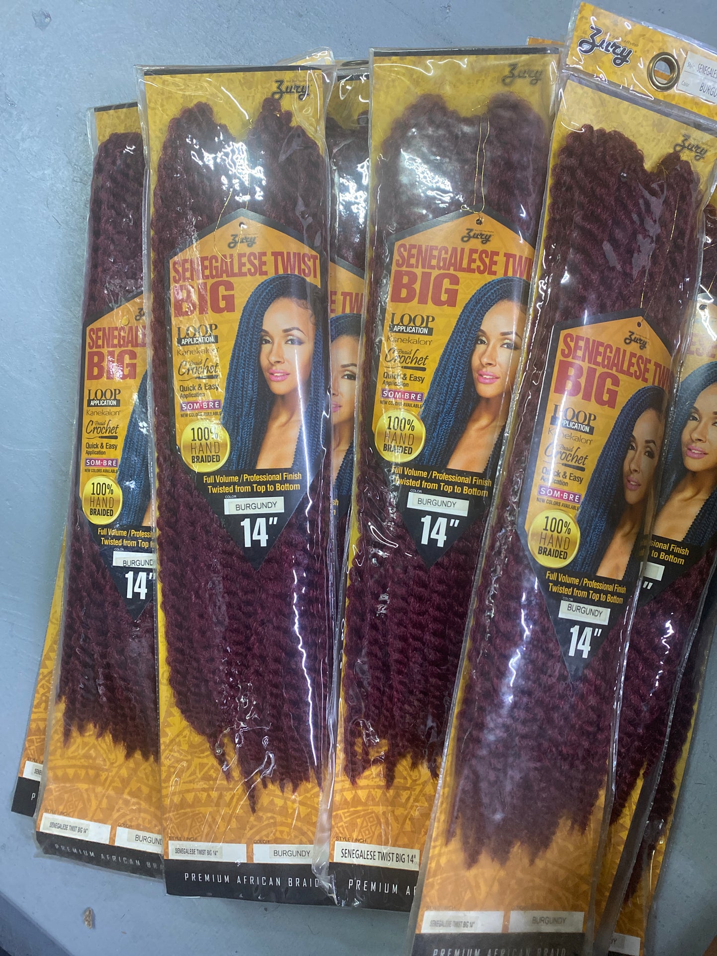 Zury Senegalese Twist Big 14'' Burgundy