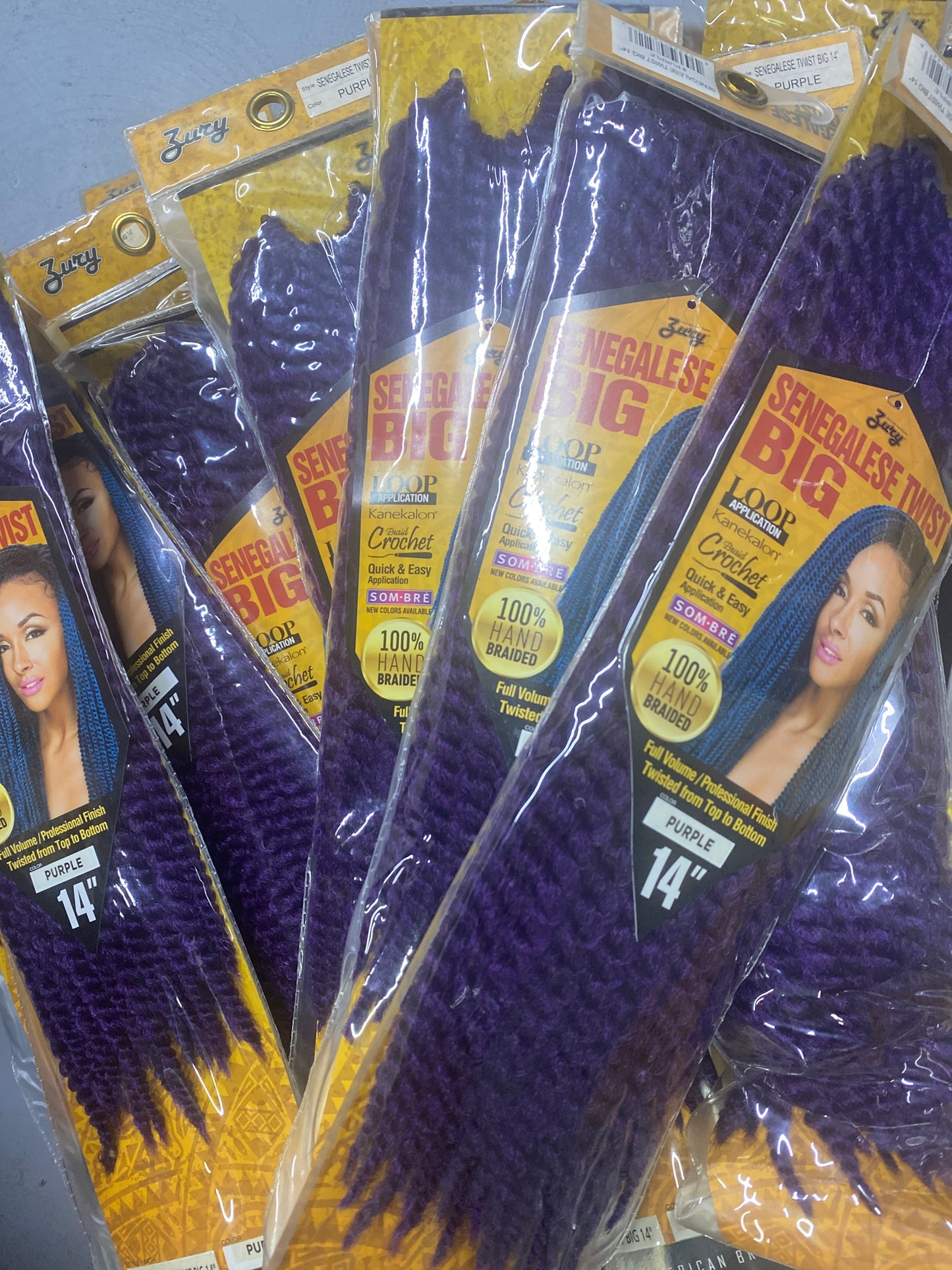 Zury Senegalese Twist Big 14'' Purple