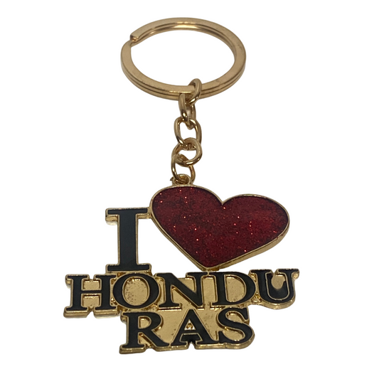 I Love Honduras Keychain