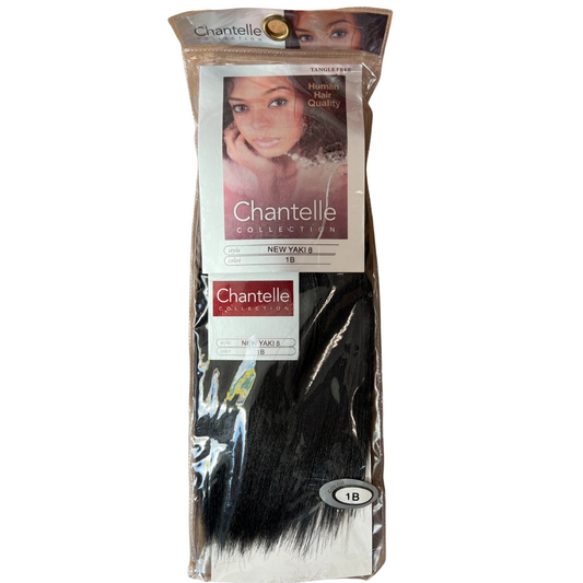 Chantelle New yaki 8 Tangle free Color 1b Human hair quality