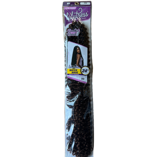 Lulutress Water Wave 24” Crochet Hair