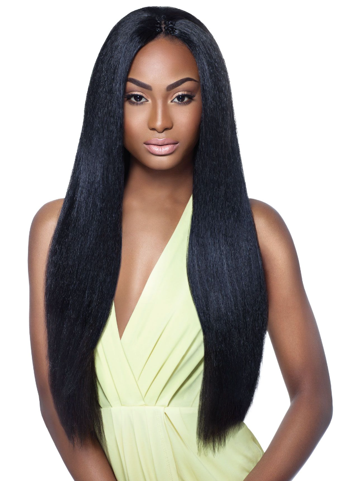 Dominican Blow out Straight 14" Outre Expression Crochet  Color 1