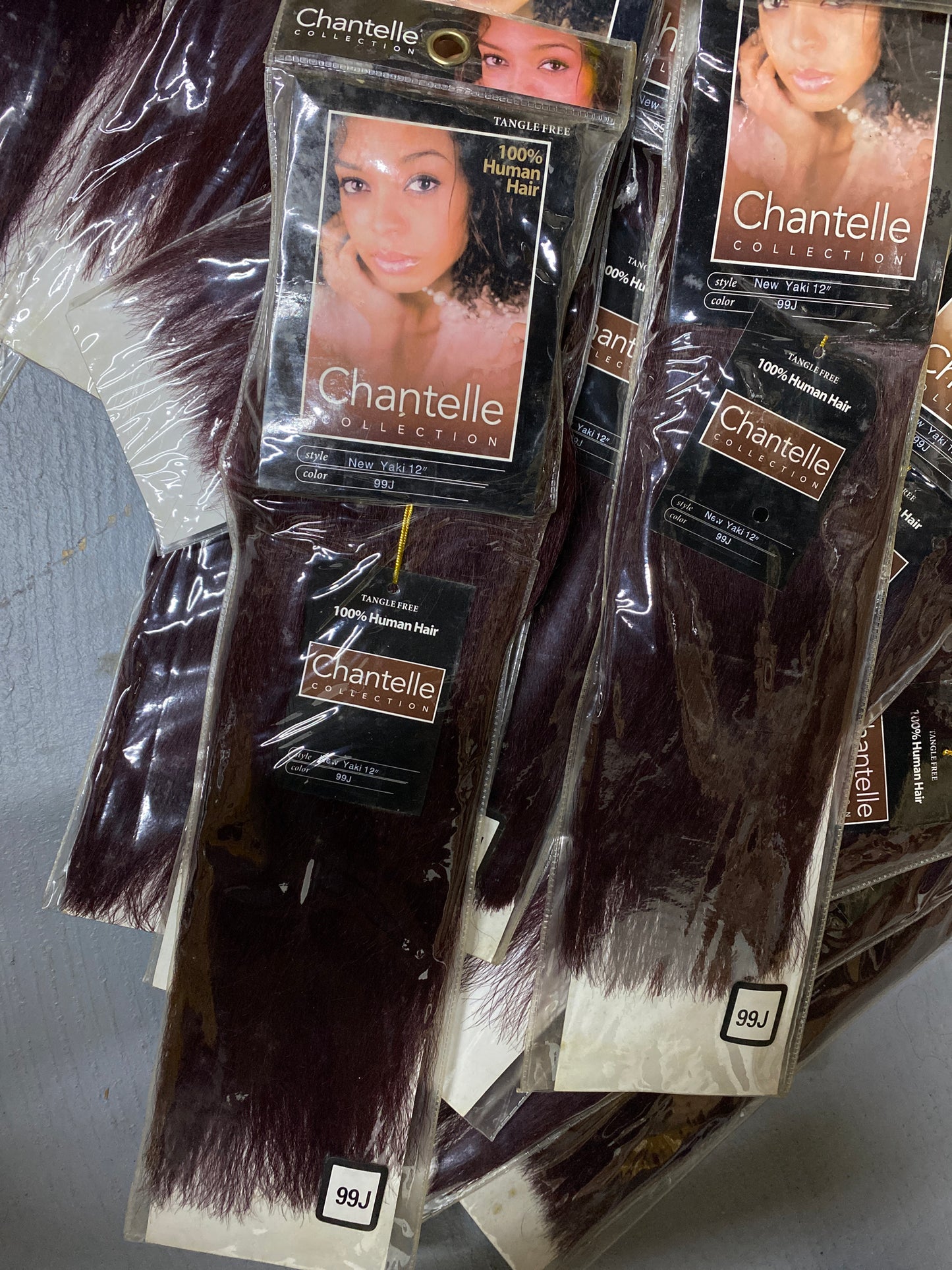 Chantelle New Yaki 12'' Color 99J Tangle Free 100% Human Hair –  2Oceansbeauty