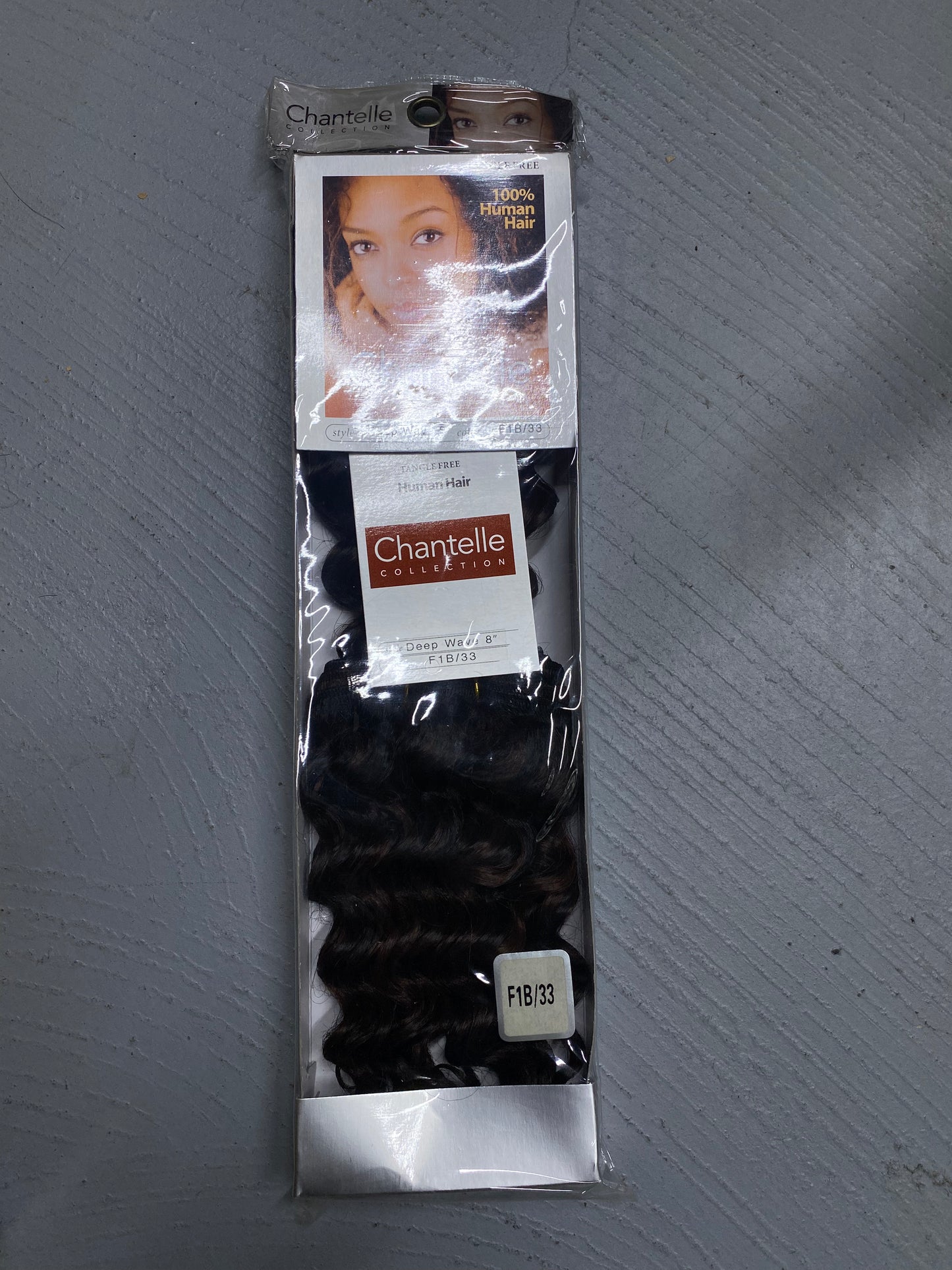 Chantelle 100% Human Hair Deep Wave 8'' Color F1B/33