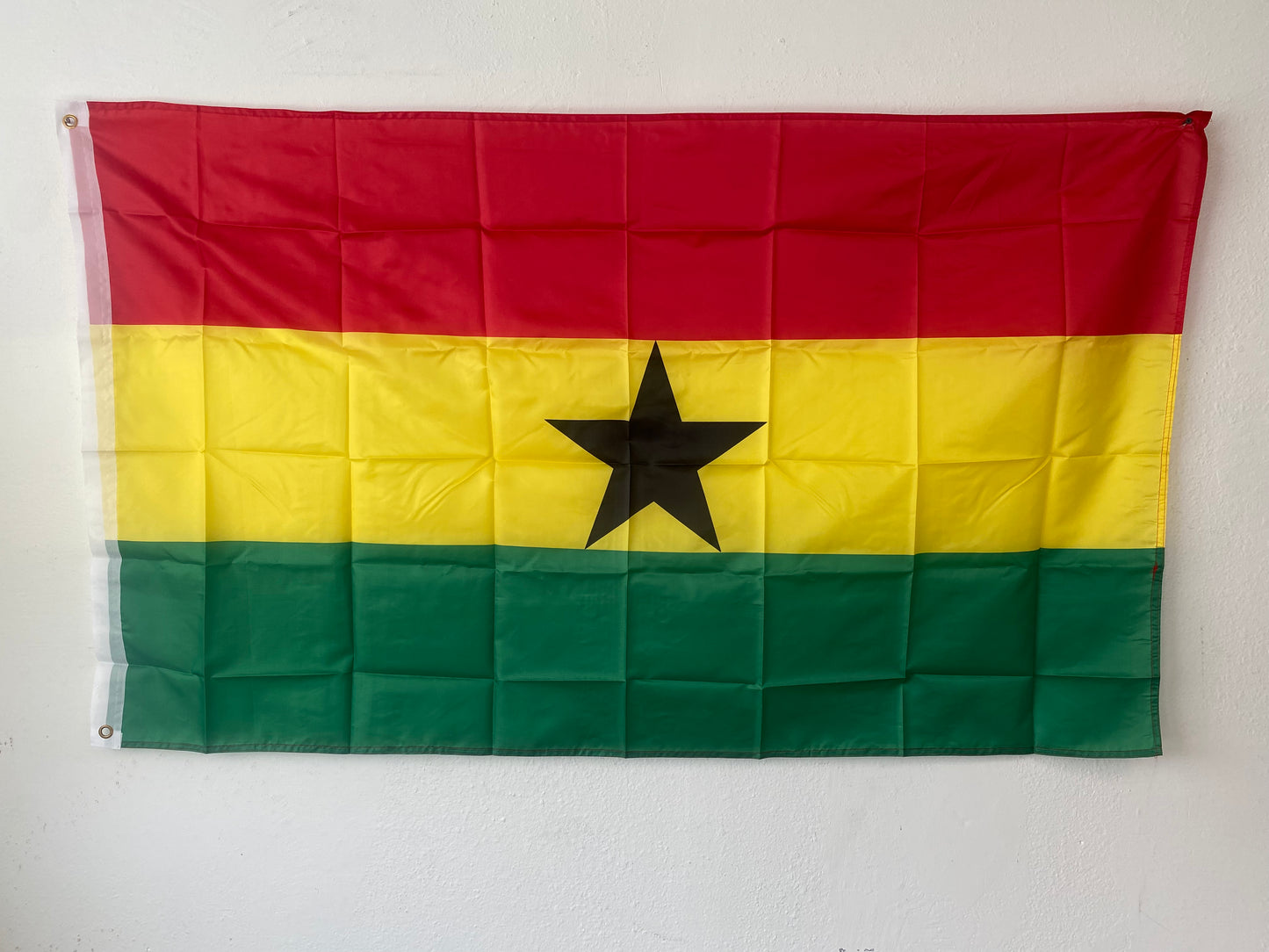 Ghana Flag with Brass Grommets