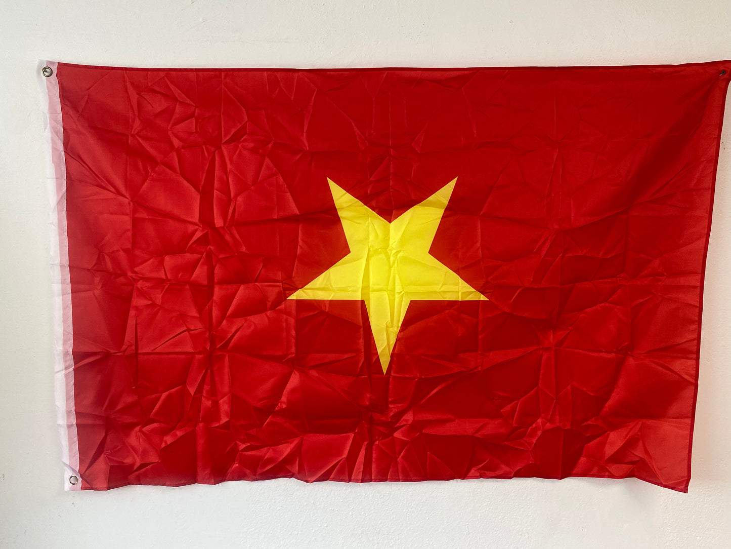 Vietnam Flag with Brass Grommets