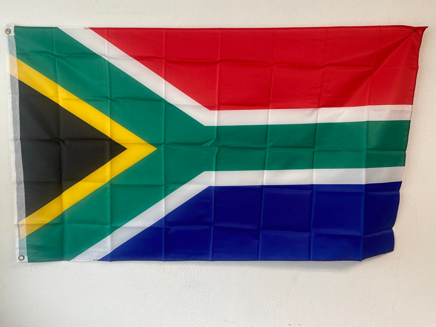 South Africa Flag with Brass Grommets