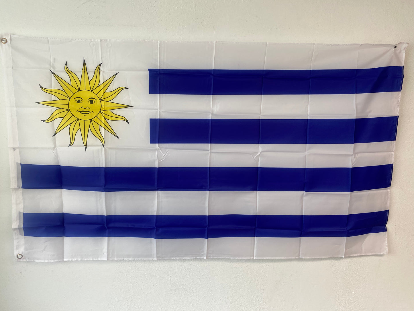 Uruguay Flag with Brass Grommets