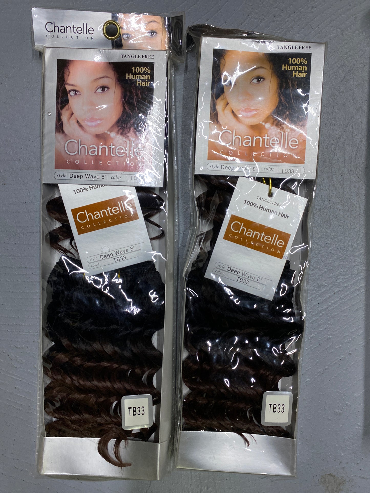 Chantelle Deep Wave 8'' Color TB33 100% Human Hair