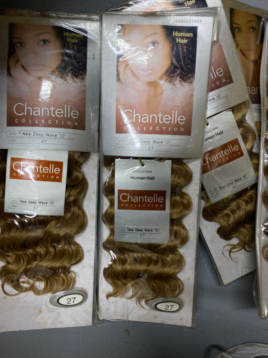 Chantelle Deep Wave 10'' Color 27 100% Human Hair