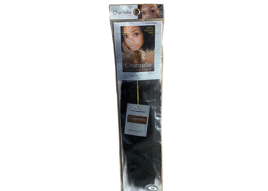 Chantelle 100% Human Hair  New Yaki 14'' Color 1B