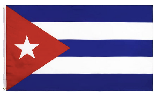 Cuba Flag with Brass Grommets