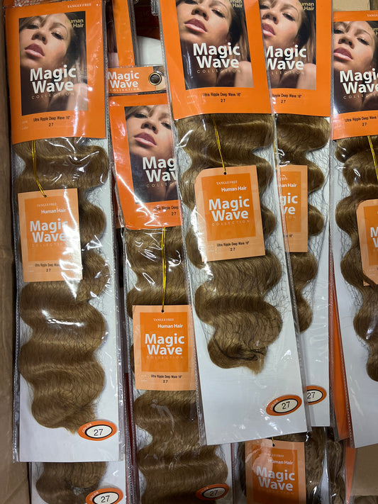 Magic Wave 100% Human Hair  16'' Color 27